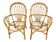 Set de 2 fauteuils en rotin des années 60’s