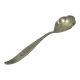 Sugar spoon, modernism, silver-plated brass, HEFRA, Poland, 1960s.