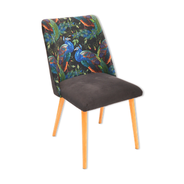 1960s modern upholstered chair, "patyczak", Słupskie Fabryki Mebli, Poland