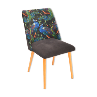 1960s modern upholstered chair, "patyczak", Słupskie Fabryki Mebli, Poland