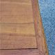Blond oak desk from the 1900s/1920s 2 drawers feet Louis Philippe