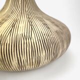 Striated ceramic vase design 1950