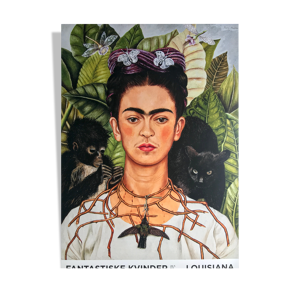 Affiche d'exposition frida kahlo,