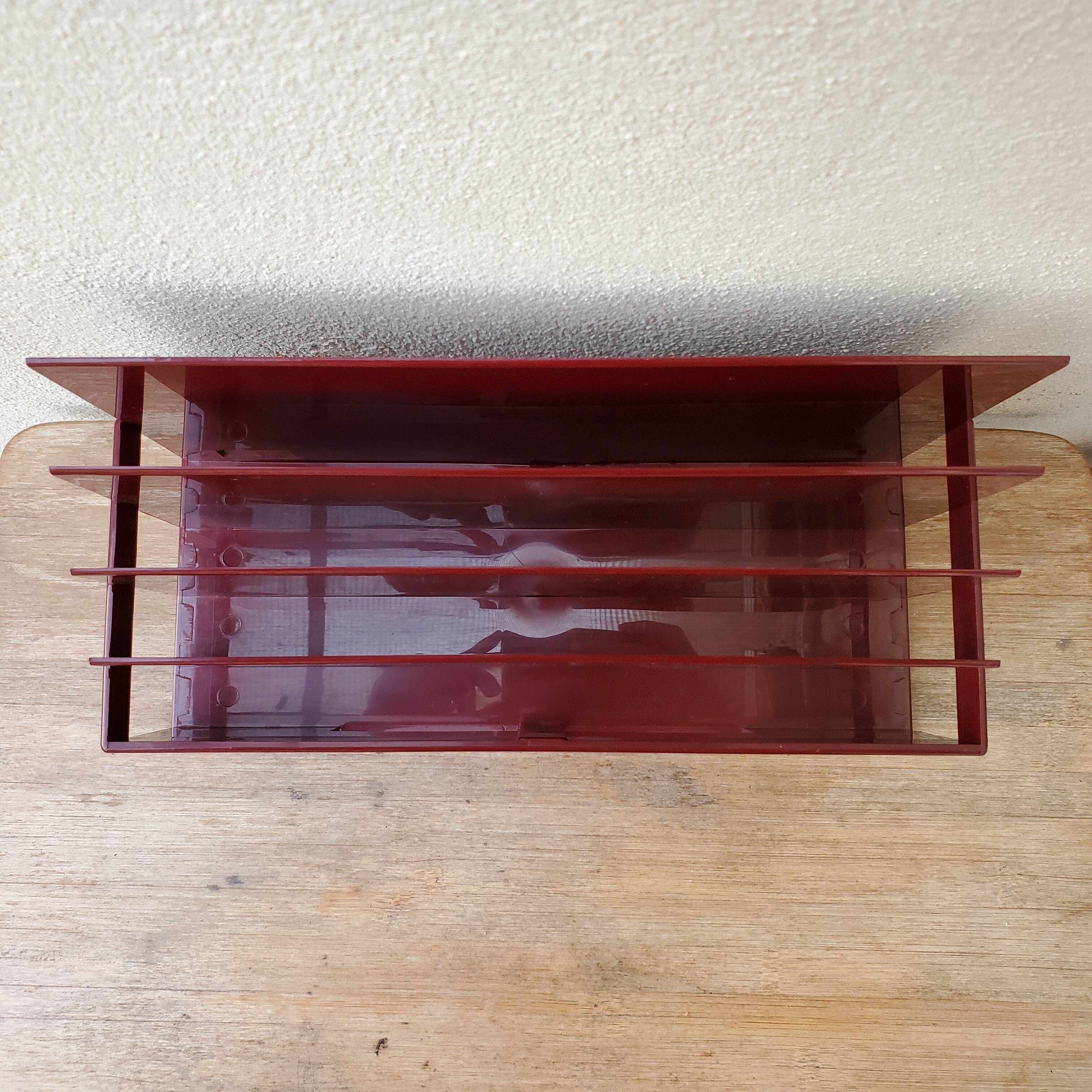 Sorter Lynx burgundy vintage 70's