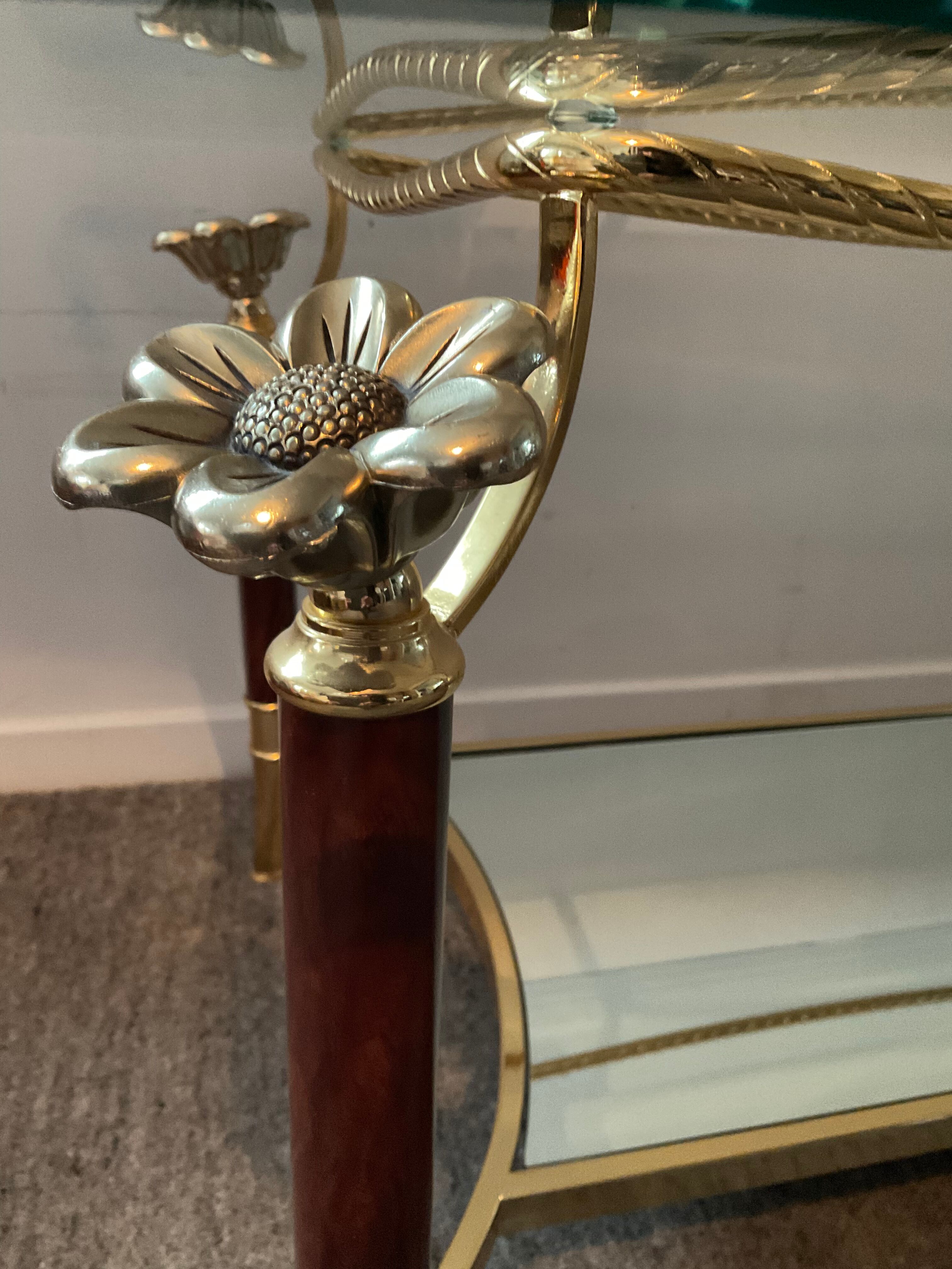 Italian coffee table Hollywood Regency style of the 70s