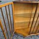 Art Deco display cabinet in walnut from the 1930s.