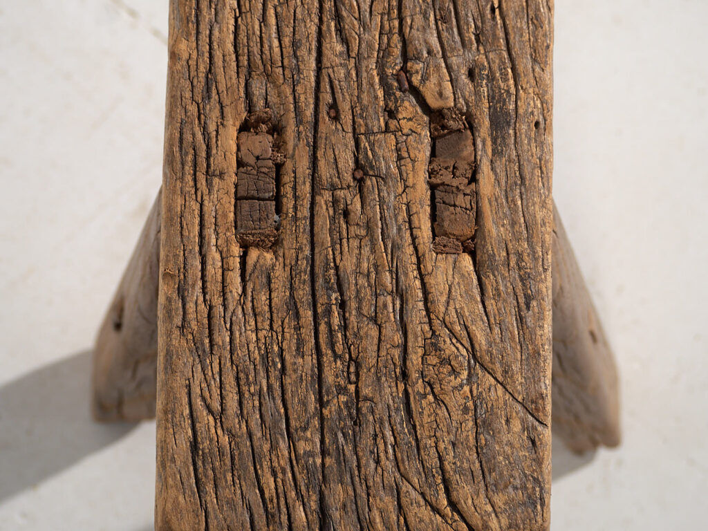 Ancient oriental bench in solid wood (c.1870) #76