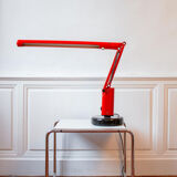 Vintage desk lamp Lucifer red by Tom Ahlström & Hans Ehrich p