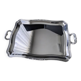 Plateau de service en acier inoxydable 44.5 x 33 cm