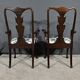 Pair of Chippendale Mahogany Armchairs, England - Early 20th Century