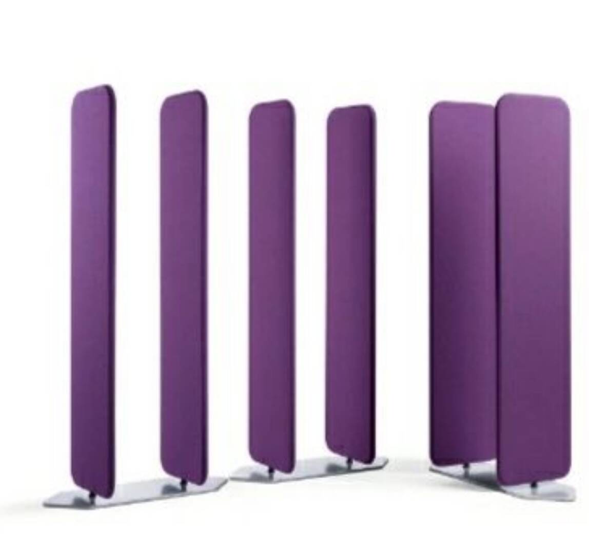 Viswall claustra screen by sedus set of 3 double-leaf screens