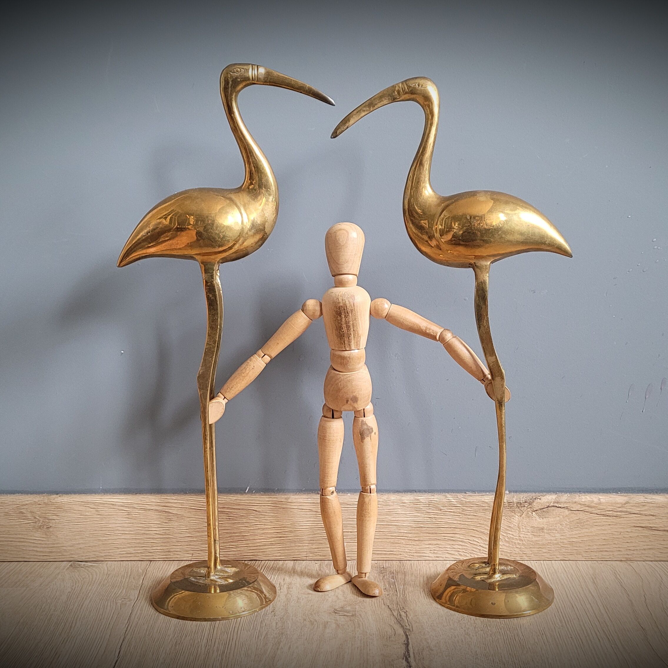 Duo great brass ibis