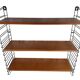 Scandinavian modular shelf Tomado Holland design metal and wood vintage 50's 60's