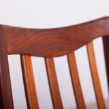 Vintage Teak & Leather Dining Chairs by Leslie Dandy for G-Plan, 1960s, Set of 4