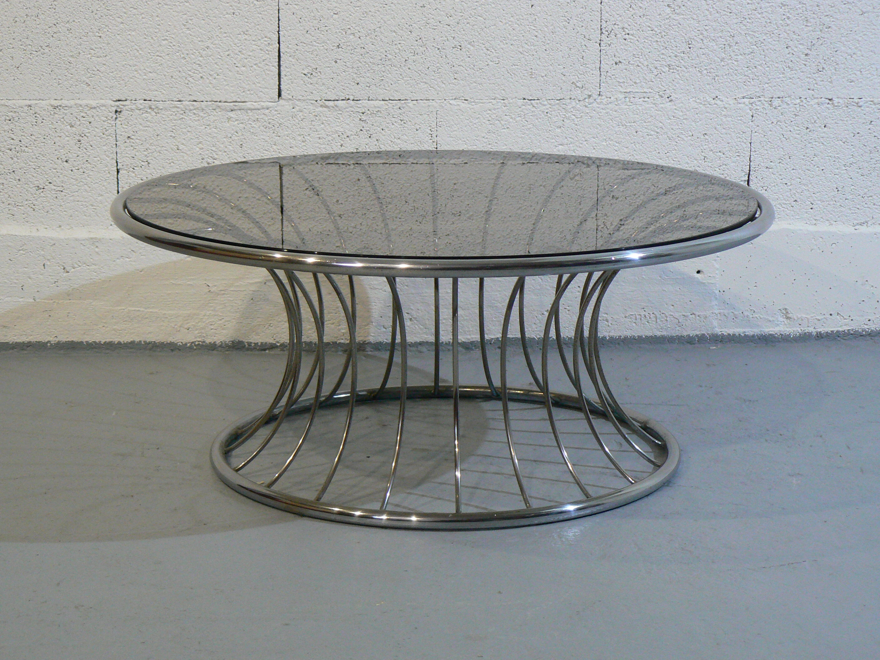 Tabe bass circular in chrome 1970