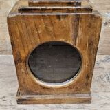 Art Deco teak wall display case