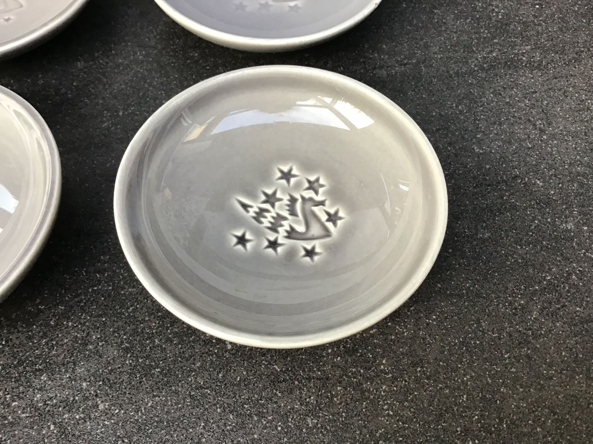 Set of 4 Gien cups for Concorde Air France