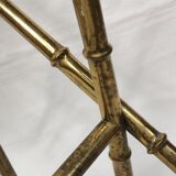 Vintage magazine rack 60s 70s Hollywood Regency style faux bamboo