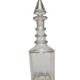 Carafe en cristal Biedermeier, Danemark, années 1890