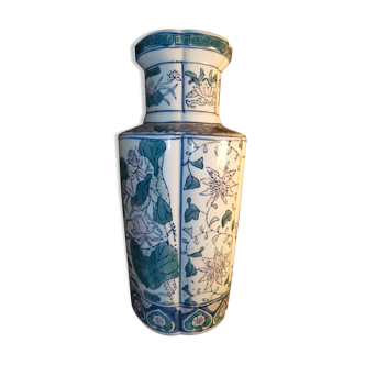 Vase de Chine oiseau et nénuphar