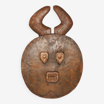 African lunar baoule mask or klé klé (ivory coast)