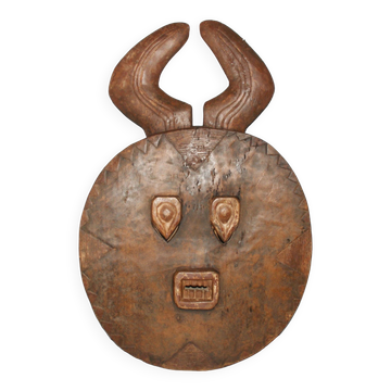 African lunar baoule mask or klé klé (ivory coast)