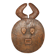 African lunar baoule mask or klé klé (ivory coast)