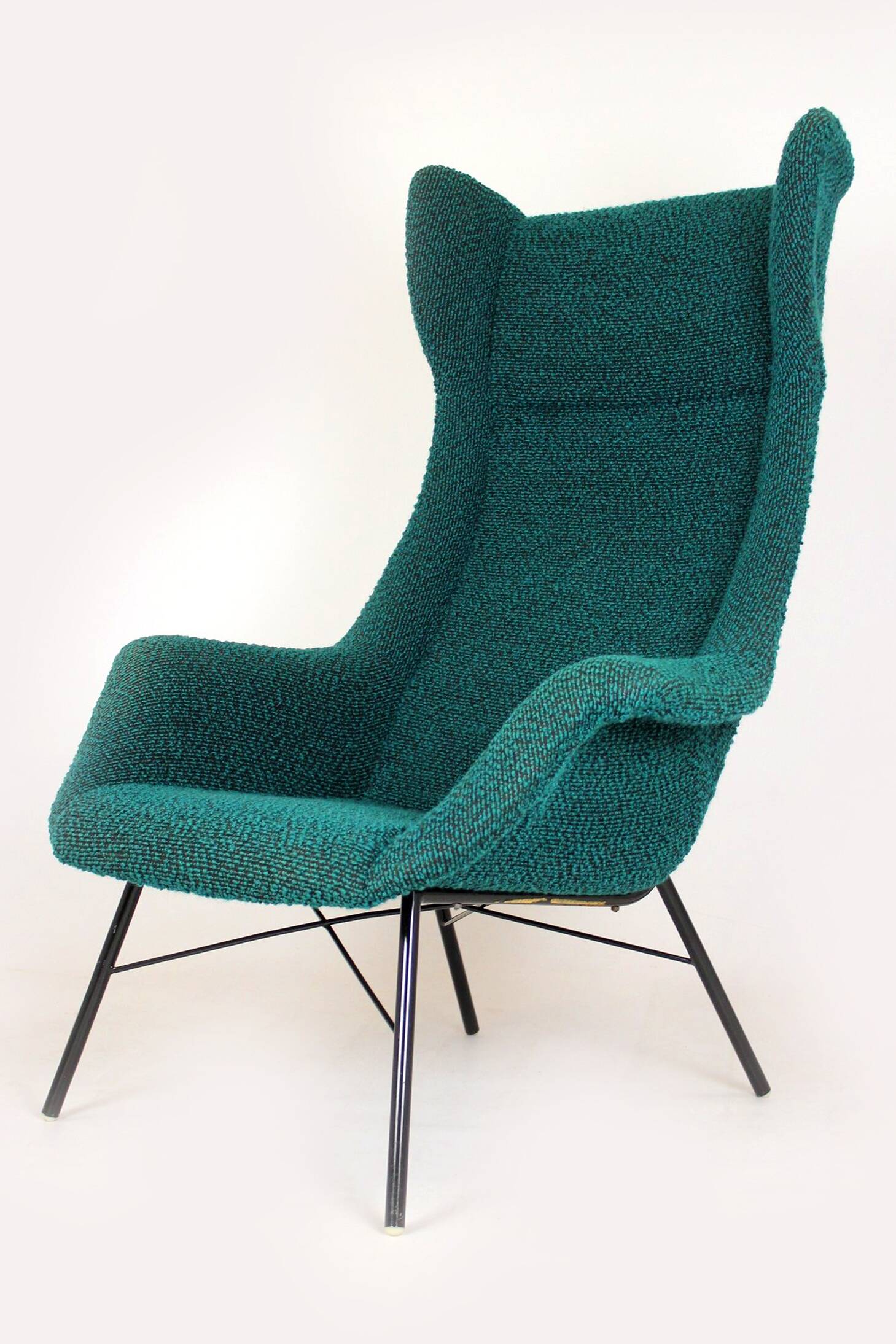 Wingback Lounge Chair by Miroslav Navrátil, Czechoslovakia, 1960s