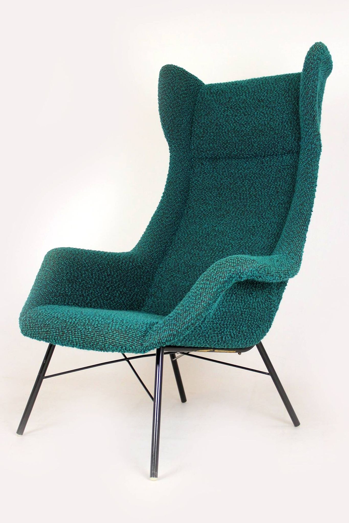 Fauteuil à oreilles par Miroslav Navrátil, Tchécoslovaquie, années 1960.