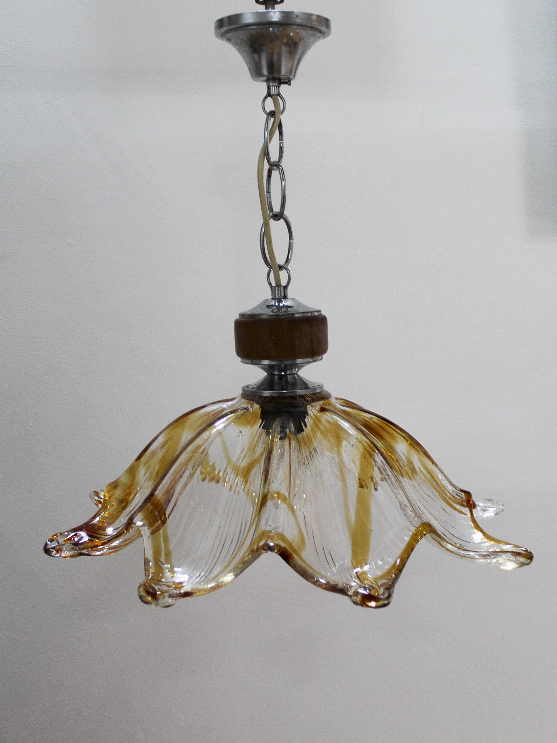 Murano glass pendant lamp 70s