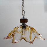 Suspension en verre Murano années 70