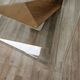 Valentino coffee table by Cattelan Italia in glass, wood, and travertine