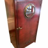 OLD WOODEN ICE CREAM CABINET