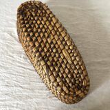 Old bread basket, straw basket