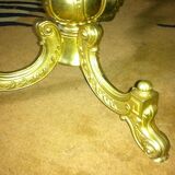 Coffee table marble and bronze Super sixties