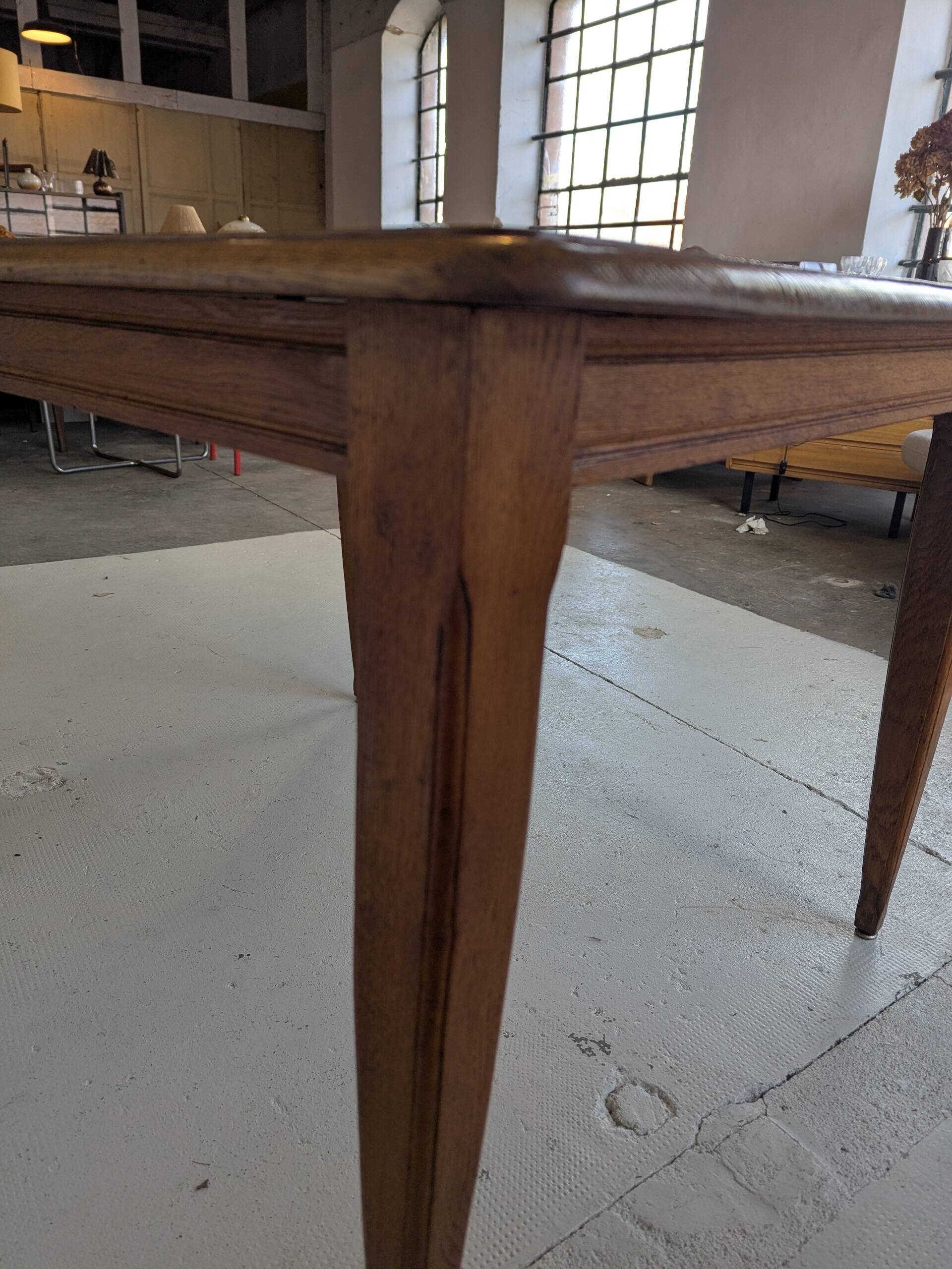 Golden oak table, farmhouse table 110 x 89 cm