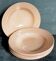 Six pastel earthenware plates from Digoin and Sarreguemines antiques