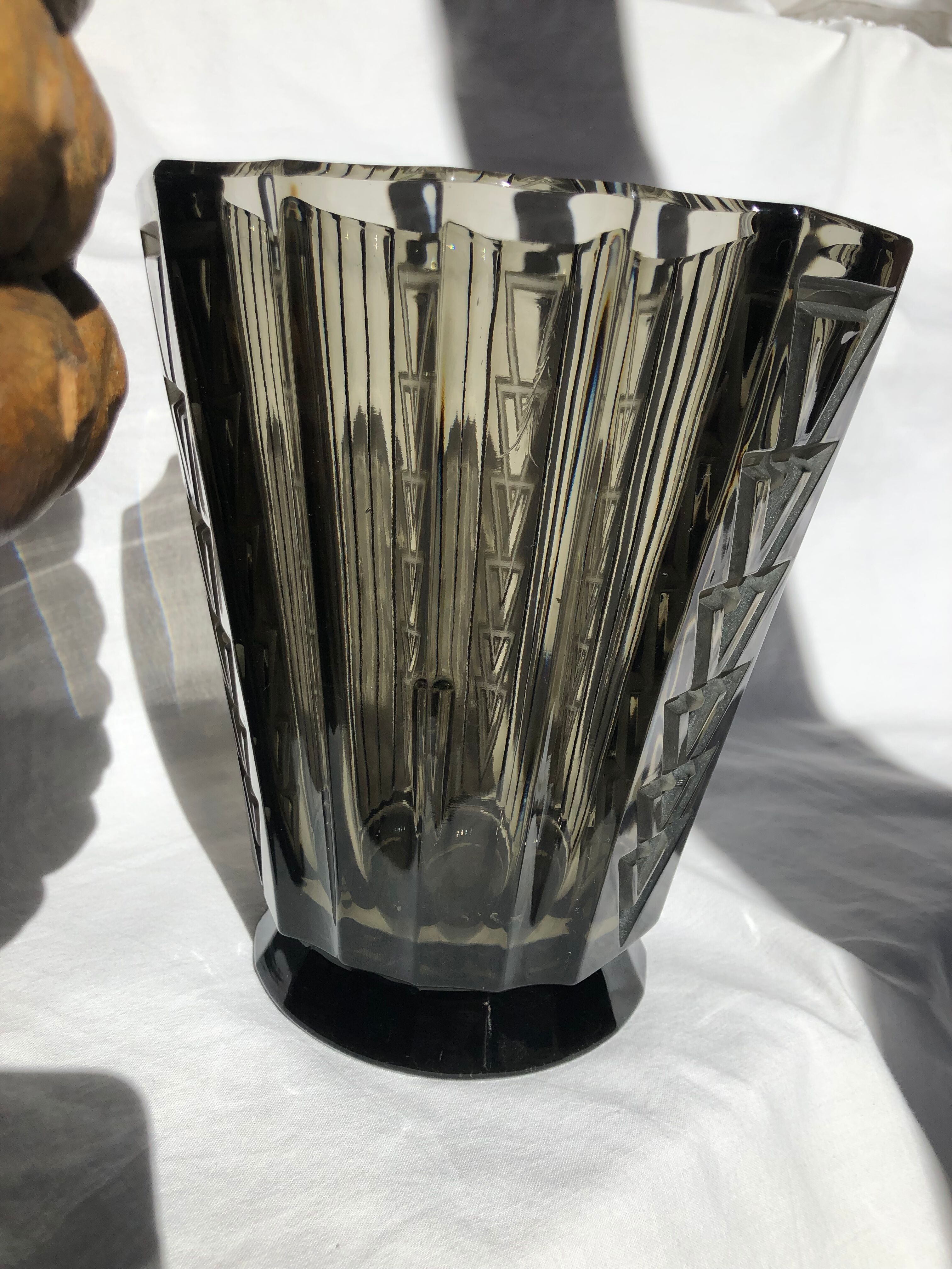 Vase art deco flanelle