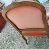 Paire de fauteuils anciens style louis xv