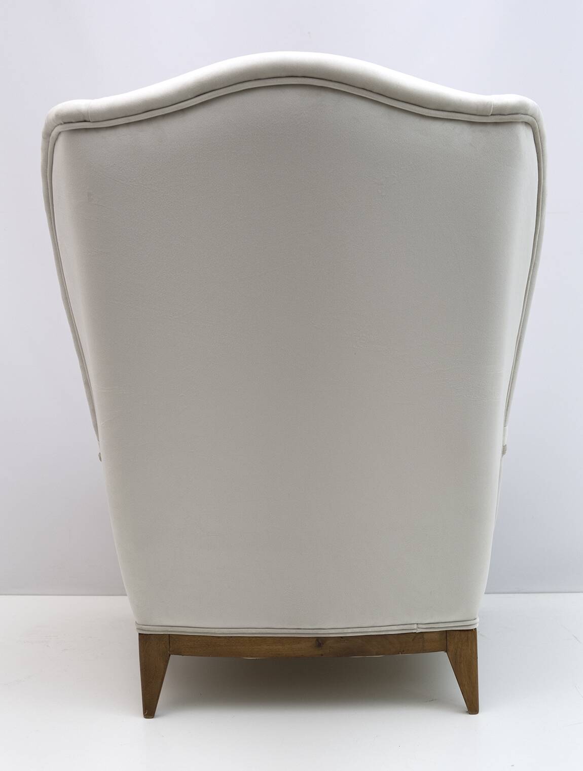 Attributed of Paolo Buffa Mid-Century Modern Italian Velvet Armchairs, 1950