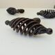 Antique twisted wrought iron door handle