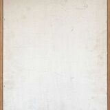 Table "Abstraction" HSP signed J. Bergeron 1965 ec. Poliakoff