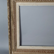 Old frame patinated wood montparnasse 59x47 foliage 46x33 cm circa 1930/50 sb104