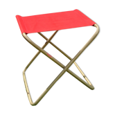 Tabouret pliant toile vintage
