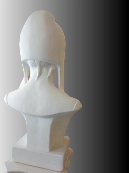 Bust Marianne H:64cm B. Bardot in plaster