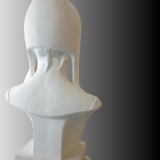 Bust Marianne H:64cm B. Bardot in plaster