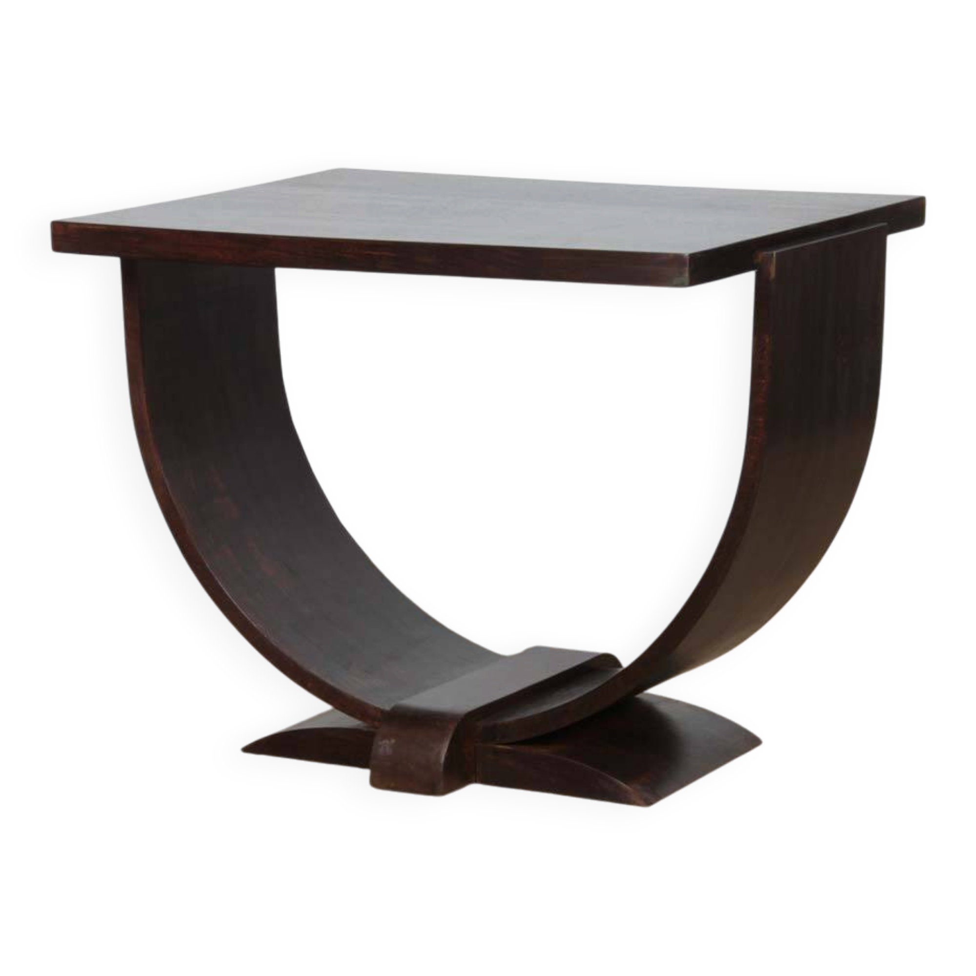 Oak side table Art Deco, French work 1930-1940
