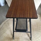Roller side table