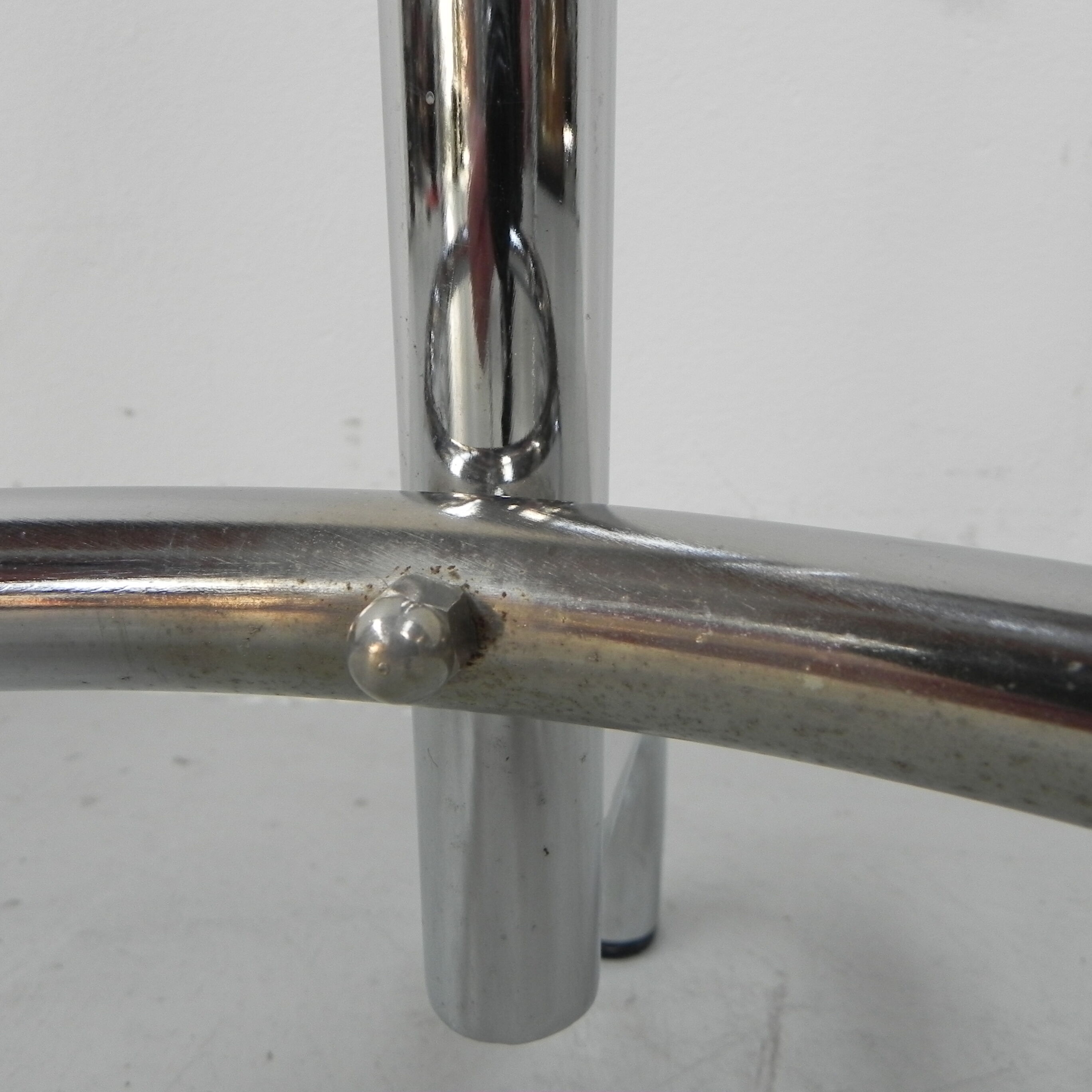 Standing chrome-plated Tubax coat rack