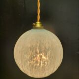 Clichy blue glass pendant light